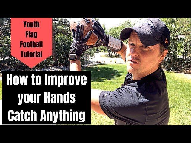 Youth Flag Football Drills | How to Improve Your Hands and Catch Anything | WR Techniques that Work!