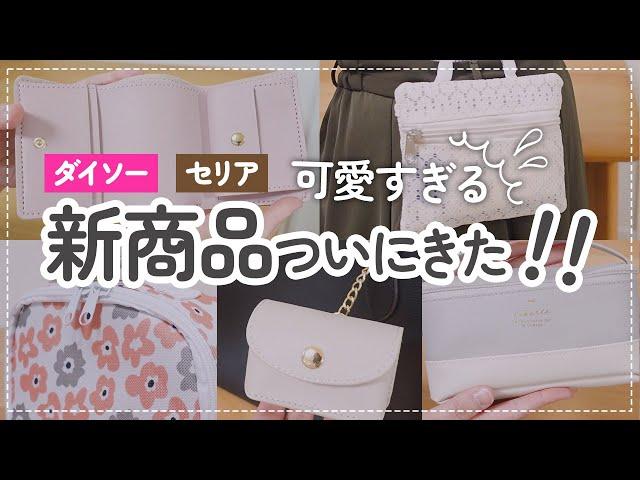 【100均】新商品ついにきた！ダイソー&セリアの可愛すぎるポーチ収納 | 財布 etc