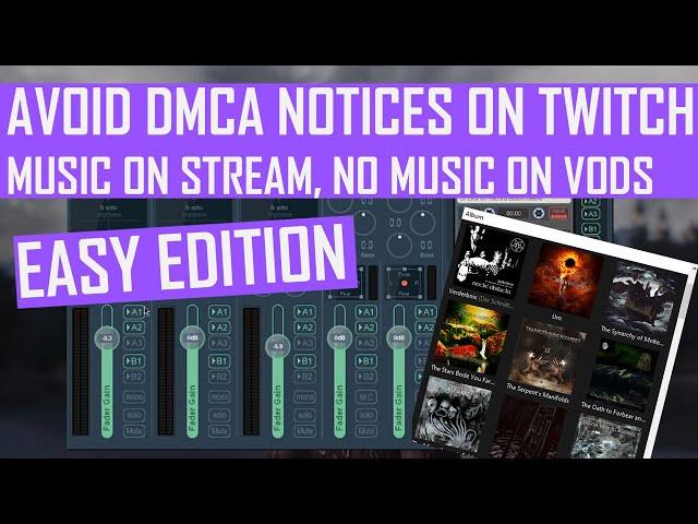 Avoid DMCA Notices: How to Play Music on Stream, NOT on VOD - Easy Edition