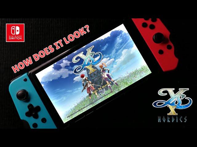 YS X Nordics Handheld Gameplay Nintendo Switch