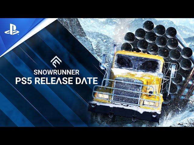 SnowRunner - Trailer de la date de sortie de la version PS5 - 4K