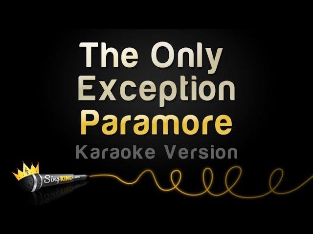 Paramore - The Only Exception (Karaoke Version)