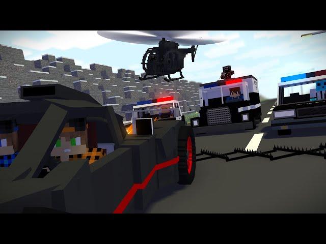 Highway Patrol 2 (Minecraft Police Chase Animation) | Dye MC