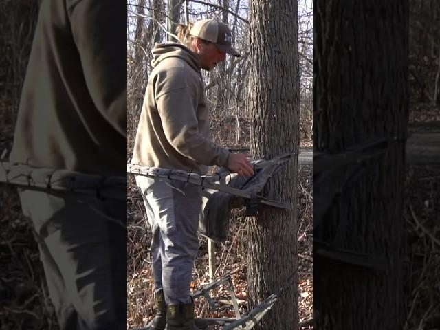 HOW TO use a CLIMBER Tree stand!!