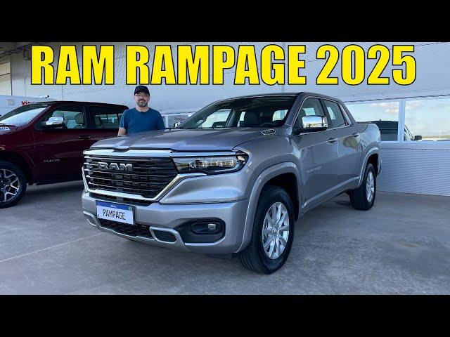 RAM Rampage 2025 - Novo motor diesel mais potente e nova versão