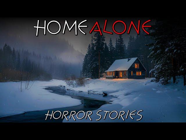 7 Terrifying HOME ALONE at winter night Horror Stories | True Scary Stories