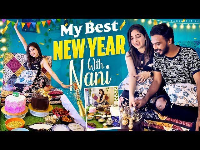 Best New Year With Nani🫂 #ramyasreecheela #nanipinky #nanipinkyofficial #newyear