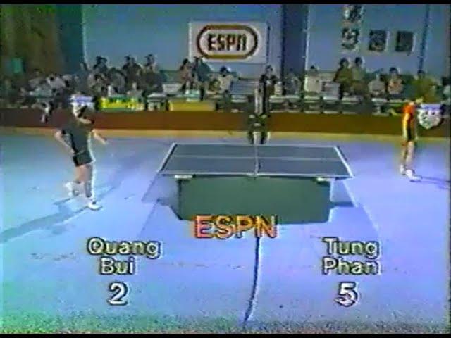 1980 Table Tennis Northwestern Open - Semi-finals: Quang Bui vs. Tung Phan