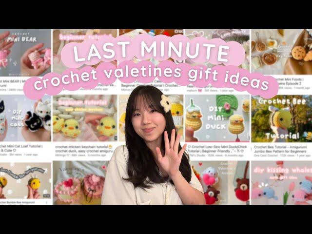 LAST MINUTE crochet valentines gift idea | DIY gift idea for valentines