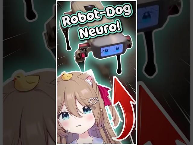 AI Puppy Neuro sama Takes Her First Steps! #neurosama #envtuber