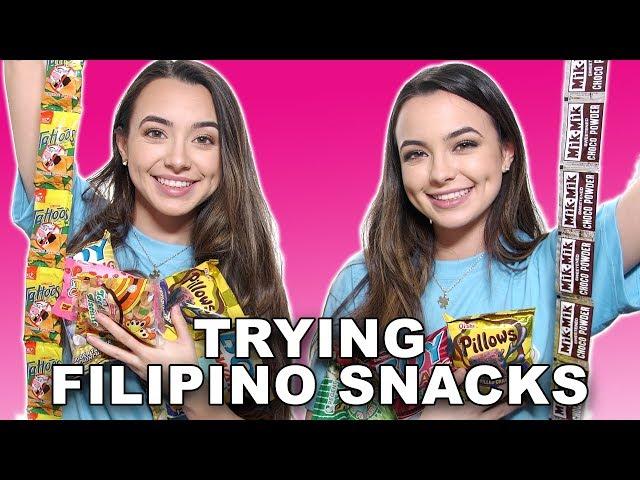 Trying Filipino Snacks - Merrell Twins