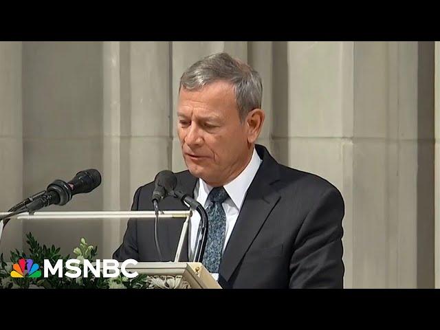 Supreme Court Chief Justice John Roberts eulogizes Sandra Day O'Connor