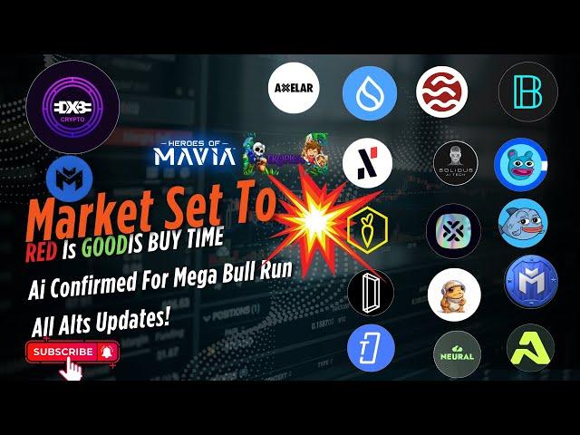 Market Shakeout! Last Big Pump  | Altcoin Update: Alephium, BasedAI, Tectum, SUI, AITECH & More!