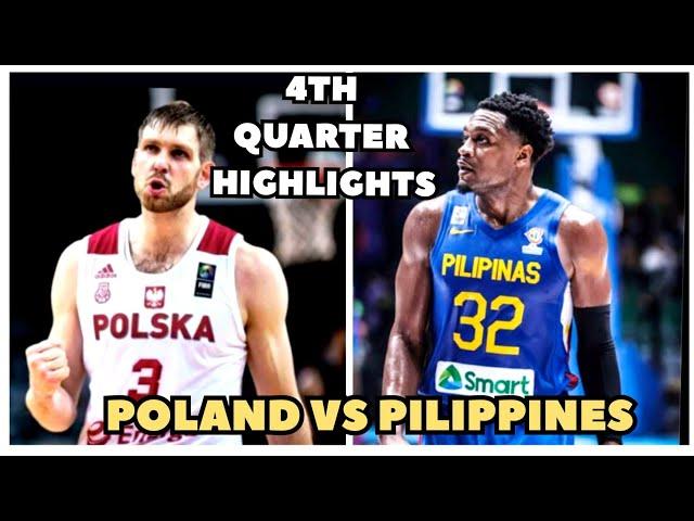 Philippines vs Poland Epic 4th Quarter Highlights HD QUALITY