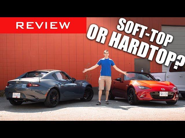 Comparison Review: Mazda MX-5 GS vs Mazda MX-5 RF - Soft-top or Hardtop?