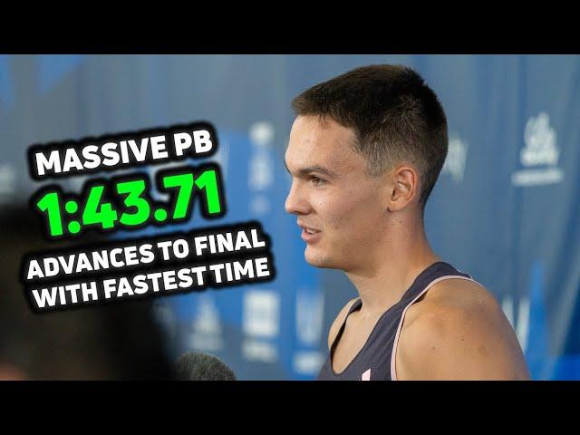 Hobbs Kessler Goes 1:43! MASSIVE 800m PR at the U.S. Olympic Trials