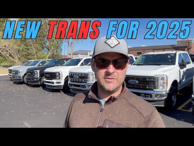 2025 Ford F250 7.3l Superduty Transmission changes 10R100 vs 10R80 vs 10R140 | Interesting change