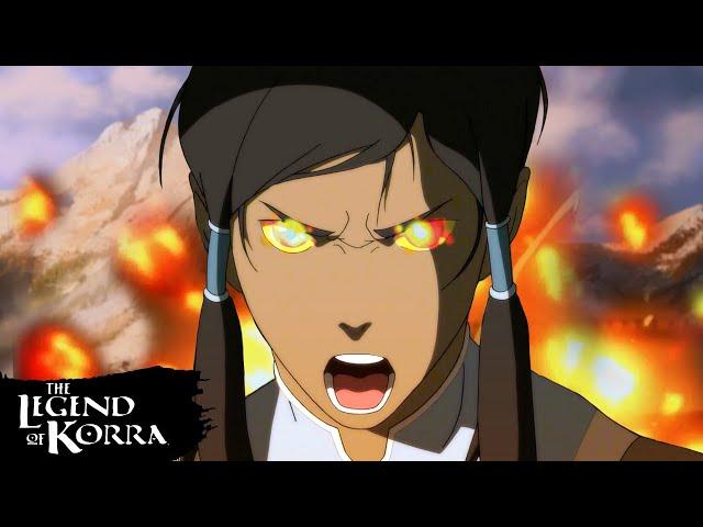 Korra Unleashing Her Rage For 15 Minutes | The Legend of Korra