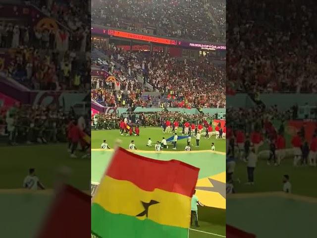 THIS HOW GHANA THE PITCH AGAINST PORTUGAL@gfa-official @BlackStarTV