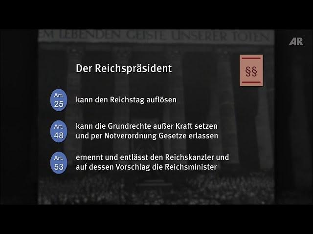 Unterrichtsmaterial: Weimarer Republik: Die Weimarer Verfassung – Filme für den Unterricht