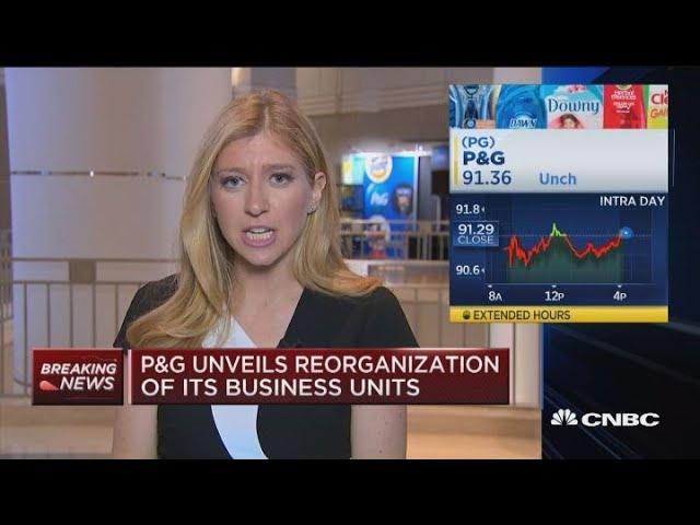 P&G unveils reorganization of its business unit