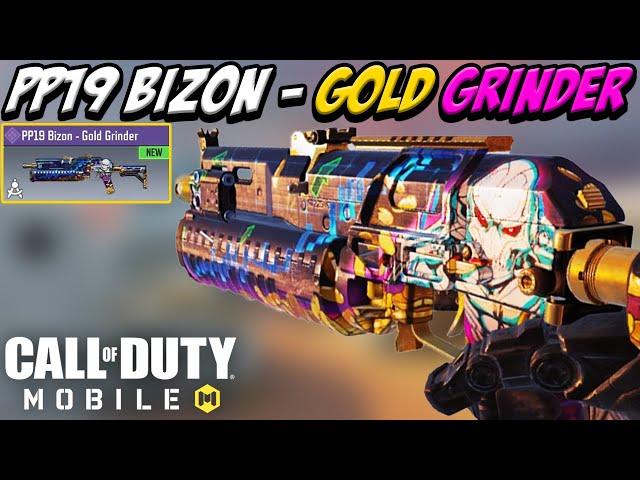 *FREE* PP19 BIZON GOLD GRINDER BLUEPRINT GAMEPLAY in COD MOBILE | Season 4 CODM