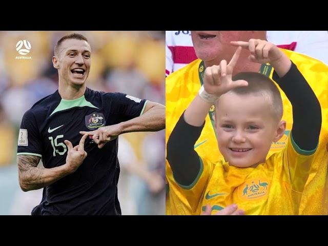 The story behind Mitch Duke's goal celebration v Tunisia