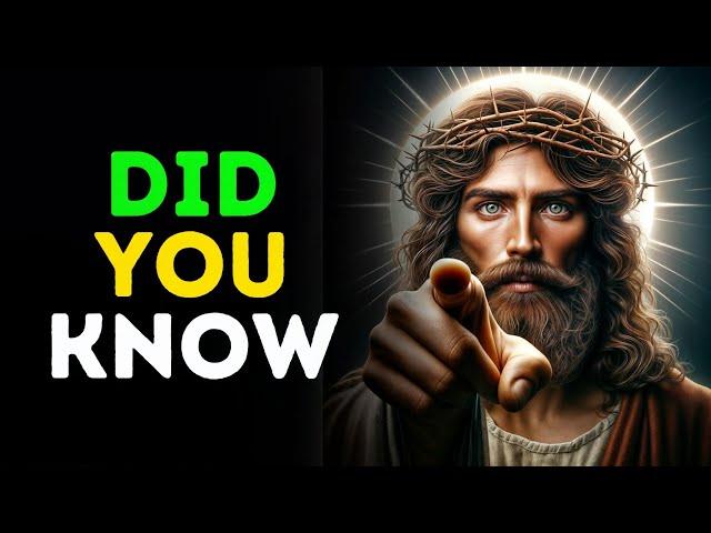 God Message : Did You Know | God Says | God Message Today | Gods Message Now | Holy Echoes