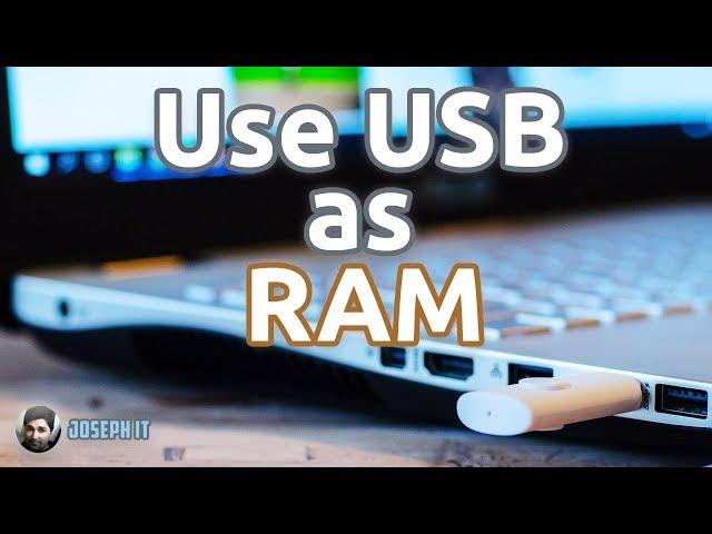 How to use USB flash drive as RAM | Increase PC speed