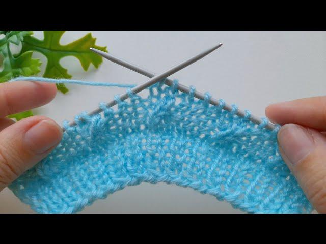 PERFECT ️ Unique Knitting Stitch! Easy and Beautiful Knitting Pattern