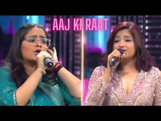 Aaj Ki Raat by Ritika and Madhubanti | Indian Idol S15 | Talent Tapes