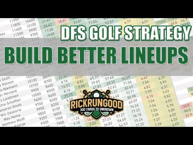 Golf Lineup Building | Tips & Tricks