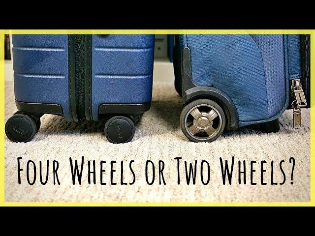 2-Wheel vs 4-Wheel Suitcase | Tips for Picking the Right Bag