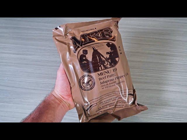 Tasting US Military MRE Menu #19 (Meal Ready to Eat)