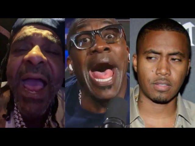 Jim Jones Reacts to Shannon Sharpe Checking Him for Saying He is Better than Nas