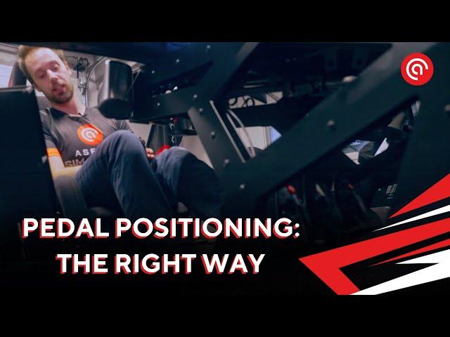 Pedal Positioning: Better Ergonomics in Your Racing Simulator