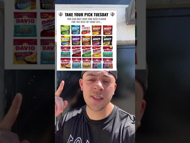 WHAT IS THE BEST SEED FLAVOR?  #baseball #sunflowerseed #shorts