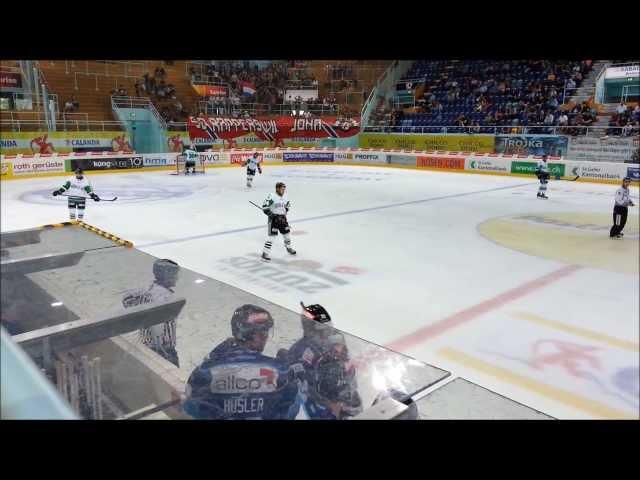 Erstes Heimspiel Tor der Saison 2013/2014 SCRJ Lakers