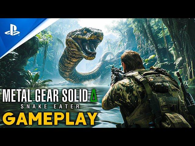 METAL GEAR SOLID DELTA SNAKE EATER Full Gameplay Demo 28 Minutes 4K