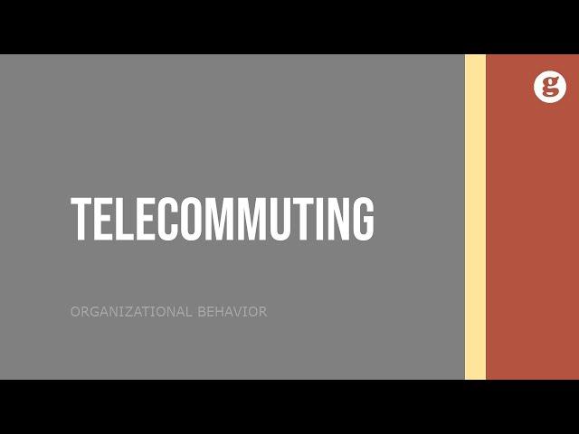 Telecommuting