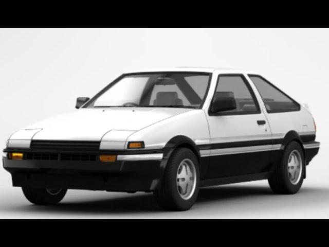 Assoluto AE86 drift on Aoyama