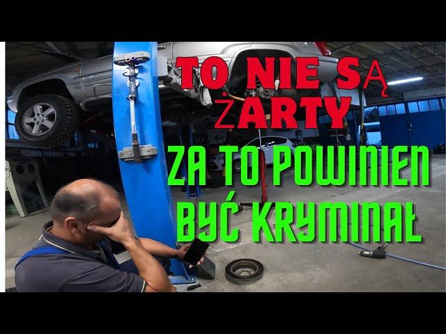 Jeep wymiana oleju w skrzyni #wymiana łożyska tył #z taką naprawą to  do sądu