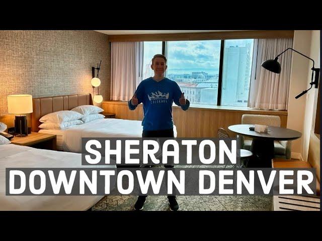 Sheraton Downtown Denver Hotel & Room Review - The ALL-NEW Sheraton Brand Vision!!