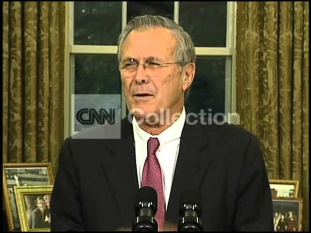 WW: RUMSFELD / NOT KNOWN