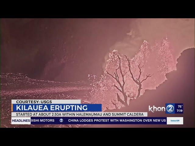 Recent Kilauea eruption shoots lava 300 ft high!