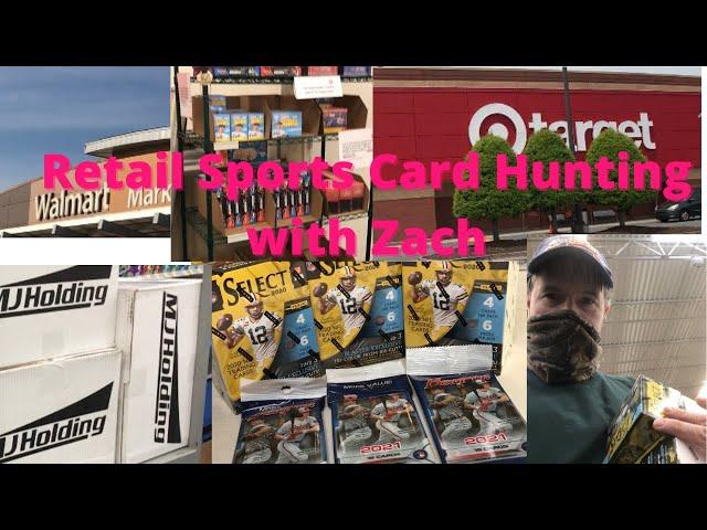 Retail Sports Card Hunting with Zach (We Hit the Restock at Walmart and find Bowman and Select!!)