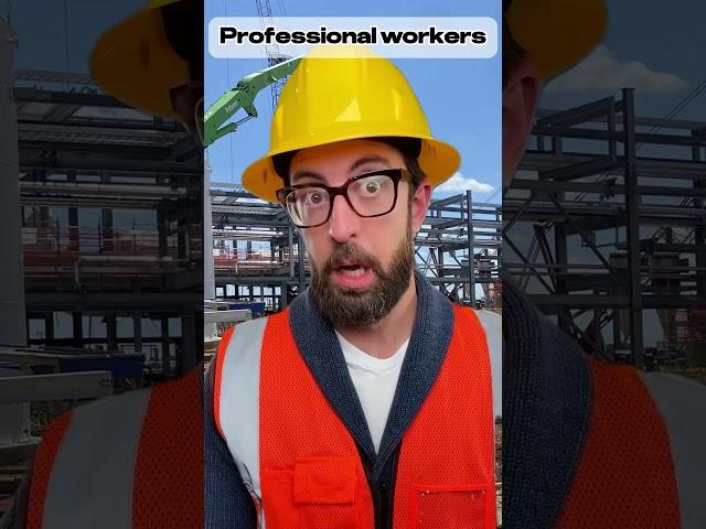 Professional workers #adamrose  #construction #engineering #workers