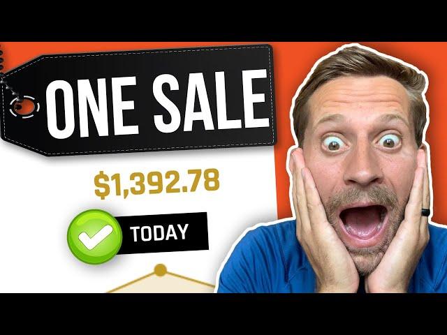 Make $1,000 In ONE Sale With Affiliate Marketing [Beginner Friendly Method]