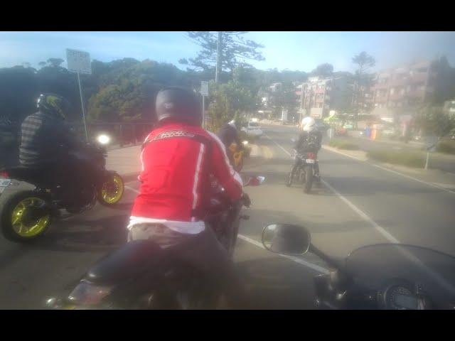 Great Ocean Road VIC Group Ride to Wye River. Hyosung 650, MT-07, R3, Ducati & FZ6. Fun!!!