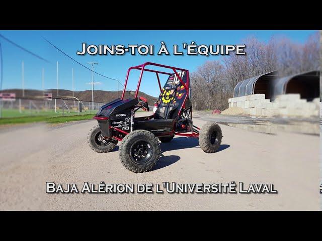 Recrutement Alérion Baja SAE Université Laval